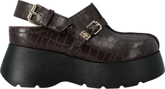 Ganni Kat Sabot Croco