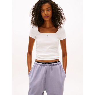 Tommy Jeans T-shirt met ronde hals en korte mouwen