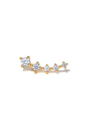 Girls Crew Estella Cubic Zirconia Ear Crawler in Gold at Nordstrom