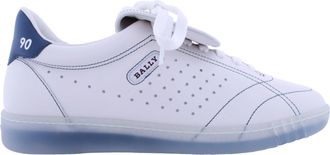 Bally Weldy Low-Top Leather Sneakers, Brand Size 38 ( US Size 7.5 )