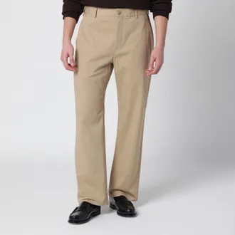 Loro Piana Dustin beige cotton trousers