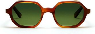 L.G.R Zanzibar Explorer 5973 Mens Sunglasses Tortoiseshell Size 48