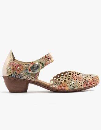 Rieker Womens Rieker 43753 Womens Casual Shoes Multi - Days Of Xmas - Size: 6.5