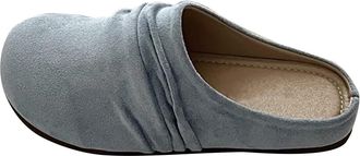 Generic Womens Slippers Slip-On Soft Indoor House Shoes Round Toe Flat Slippers Retro Casual Footwear Lightweight Comfortable size 5.5