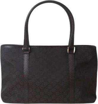 Gucci Pre-owned Tote Bags, female, Brown, Size: ONE SIZE Pre-owned Vintage Tote Bag
