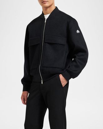 Moose Knuckles Mens Alder Bomber Jacket