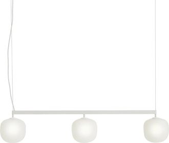MUUTO Rime Rail Pendelleuchte, &Oslash; 18 cm, weiss
