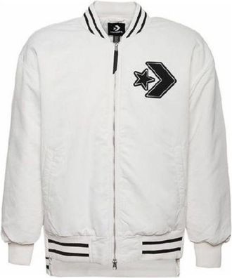 Converse Padded Bomber Asia Sizing White Black 10019324-A01