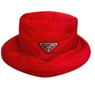 Prada Pre-owned Cappello a secchiello - - Pre-owned - Donna - Rosso - ONE SIZE