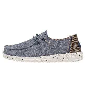 Hey Dude Womens Wendy Slip-On Shoe In Chambray Lapis Blue