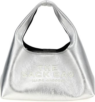 Marc Jacobs Womens The Metallic Leather Mini Sack Bag Handbag