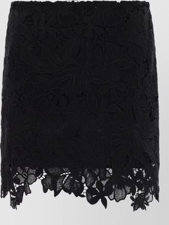 Sportmax macram&eacute; mini skirt