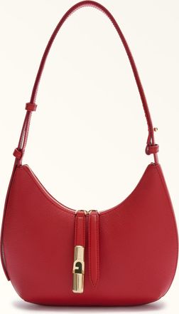 Furla Goccia Shoulder Bag S M1 Red Red Night Calf Leather + Sidney Calf Leather Woman