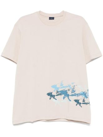 Paul & Shark T-shirt con logo - Toni neutri