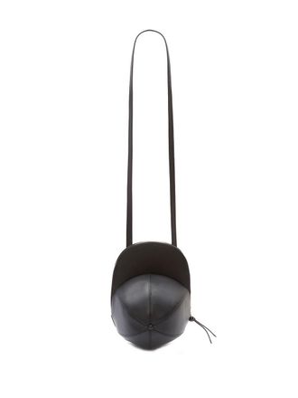 J.W.Anderson Cap bag - women - Zamak/Calf Leather - OS - Black