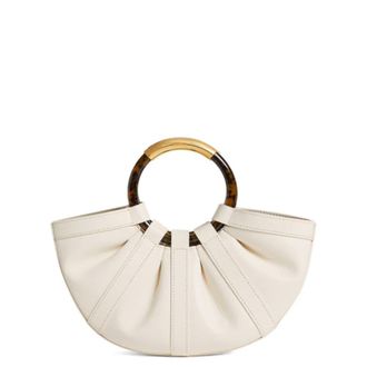 Coccinelle Handbags, female, Beige, Size: ONE SIZE Shell Medium Shoulder Bag
