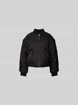 Stand Studio Steppjacke mit Zweiwege-Rei&szlig;verschluss in Black, Gr&ouml;&szlig;e 34
