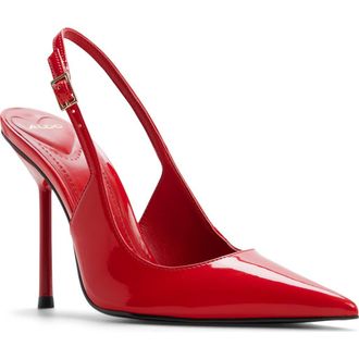 Aldo Serrah Slingback Pump in Medium Red at Nordstrom, Size 7.5