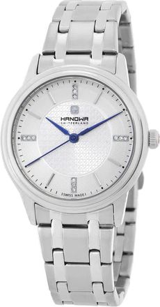 Hanowa Emilia Quartz Crystal Silver Dial Ladies Watch 16-7087.04.001