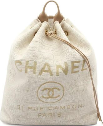 Chanel Zaino Deauville 2018 - Toni neutri