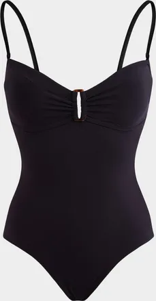 Vilebrequin Uni Bandeau One-Piece Swimsuit