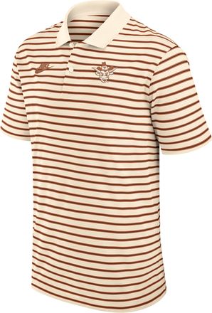 Nike Texas Legacy Striped Nike Mens Dri-FIT College Polo in Brown | 02LX0F1XTXV-WT3