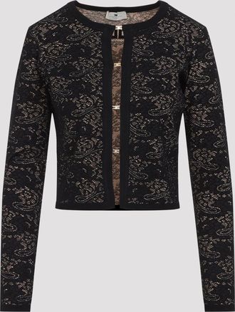Elisabetta Franchi Cardigan in maglia di pizzo Elisabetta Franchi