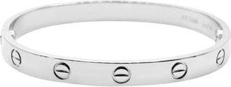 Cartier White Gold Love Bangle Size 15