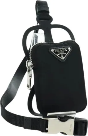 Prada Pre-owned Belt Bags, female, Black, Size: ONE SIZE Pre-owned Pouch