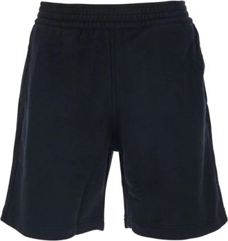 Givenchy Bermuda Shorts in Fleece with Paris Grosgrain - Heren - Korte Broeken - Zwart - L - Katoen - Korte Broeken