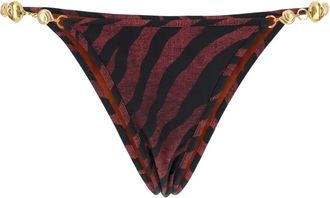 Reina Olga Slip bikini Splash - Marrone