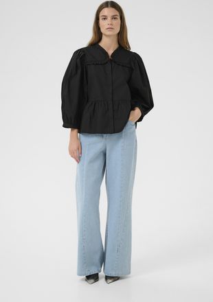 Karen by Simonsen Overhemd met lang mouwen Feminine Meteorite dark blue