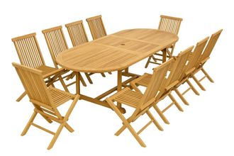 Concept Usine Mesa oval + 10 sillas