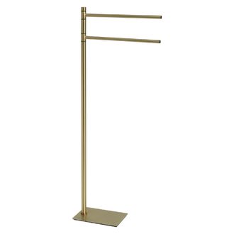 Gedy Gedy - Tr318800000 Trilly Toallero Y Columna De Pie Oro Cepillado - Ref: Tr318800000