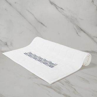 Frette Basket Weave Embroidery Tappeto