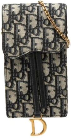 Dior Borsa a tracolla Pre-owned in tela - - Pre-owned - Donna - Blu - ONE SIZE