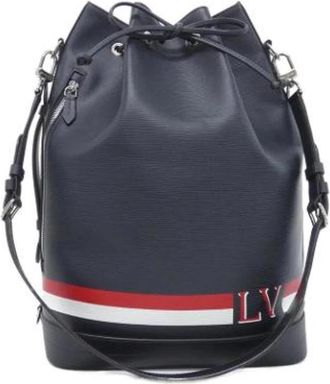 Louis Vuitton Pre-owned Vintage Bucket Bag - Dames - Vintage Tas - Blauw - ONE Size - Leer - Vintage