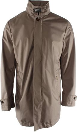 Moorer Taupe Parka Jas - Heren - Parka Jassen - Beige - XL - Polyester - Jassen