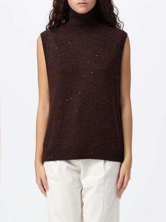 Brunello Cucinelli Sweater Woman color Brown