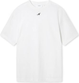 Axel Arigato Cosmo Washed T-Shirt - Dames - T-shirts - Wit - S - Katoen - Tops