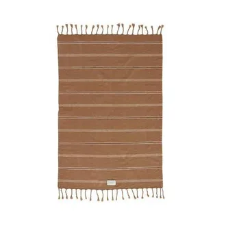 OYOY Kyoto Guest Towel in Dark Caramel at Nordstrom