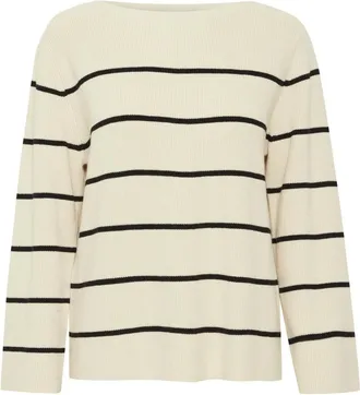 Ichi Mujer, Jerseys, Beige, Talla: S