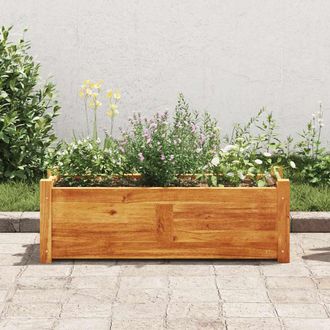 vidaXL Medilla De Flores De Jard&iacute;n Alto 76x27.6x25 Cm Acacia Madera
