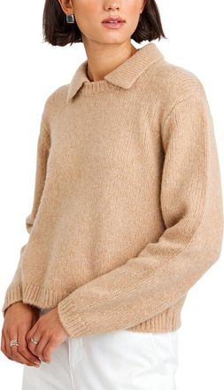 Bella Dahl Johnny Collar Wool & Cashmere-Blend Sweater