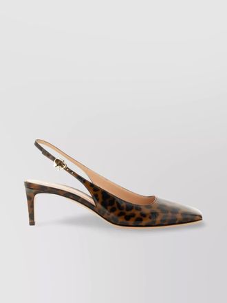 Gianvito Rossi leather slingback pumps