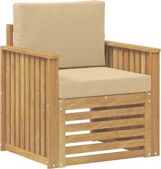 vidaXL Conjunto De Sof&aacute;s De Exterior Poli&eacute;ster Blanco Vidaxl
