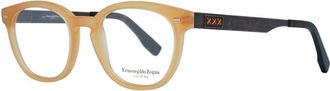Ermenegildo Zegna Orange Metal & Plastic Glasses Mens (Frames)