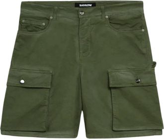 Barrow Cargo Shorts Militair Groen Multizak - Heren - Korte Broeken - Groen - W31 - Katoen - Korte Broeken