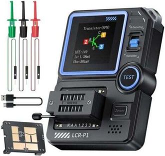 OEM Testeur De Transistors - Lcr-p1 - Mesure Automatique Npn Pnp Mosfet Diode Condensateur R&eacute;sistance Inductance - Pour R&eacute;paration &Eacute;lectronique - 1 Pi&egrave;ce