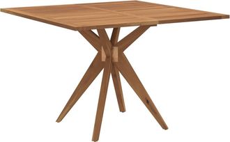 vidaXL Mesa De Jard&iacute;n Cuadrada Madera Maciza De Acacia 110x110x75 Cm Vidaxl